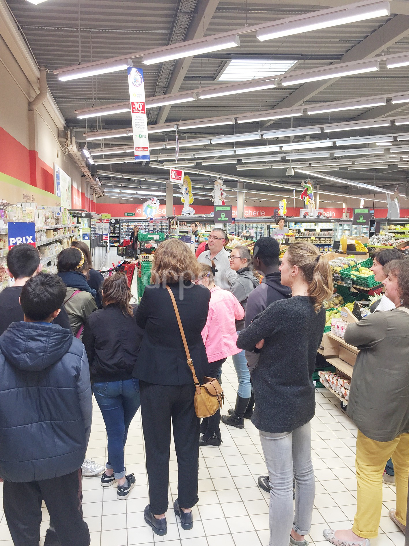 Exploration des métiers au Carrefour Market arpejeh