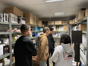 visite de la boutique Orange à Berck-sur-Mer