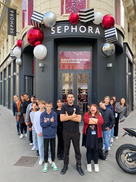 Photo groupe floutée Photo groupe floutée