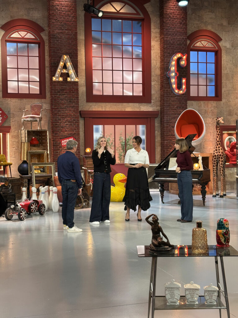 Kristina lors de l'émission Affaire Conclue sur France TV.