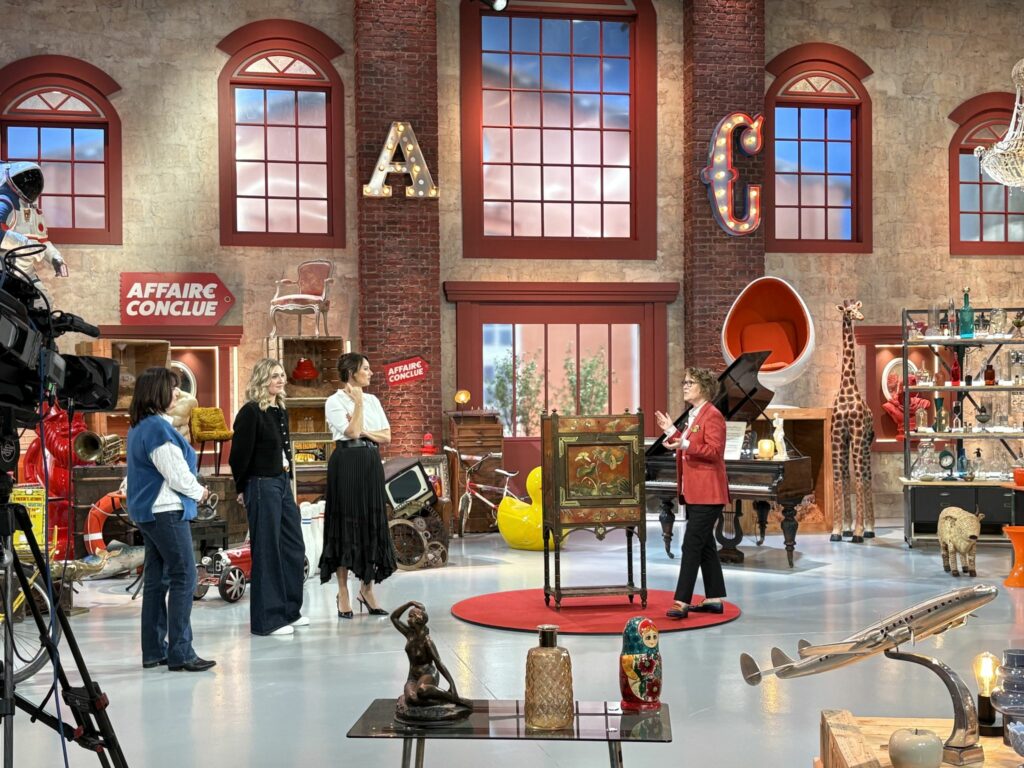 Kristina lors de l'émission Affaire Conclue sur France TV.