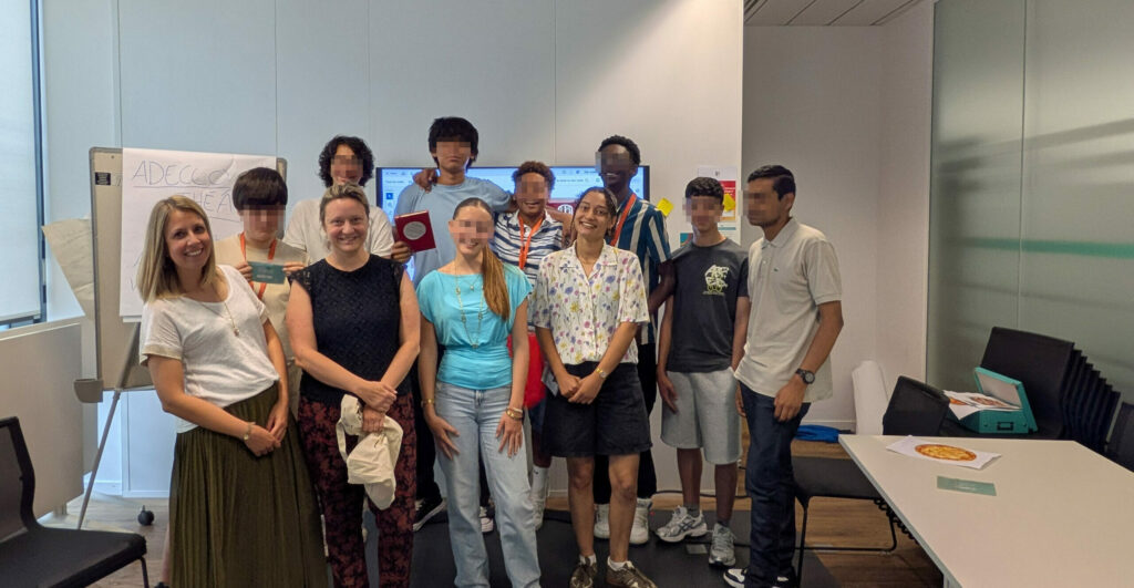 Groupe stagiaires de seconde chez The Adecco Group