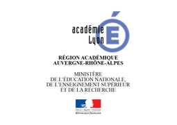Académie de Lyon